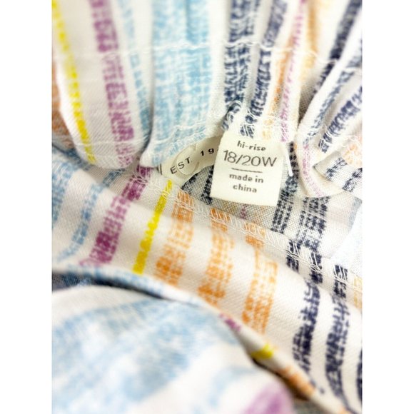 EST 1948 Plus 18/20 Spring Set-100% Cotton Collar Top/High Rise Stripe Pant EUC - Picture 4 of 14